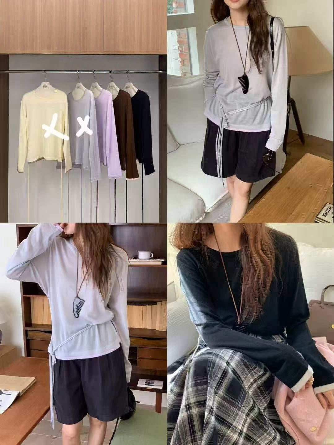 Korean APM Collection Long Sleeve Top (Instock)