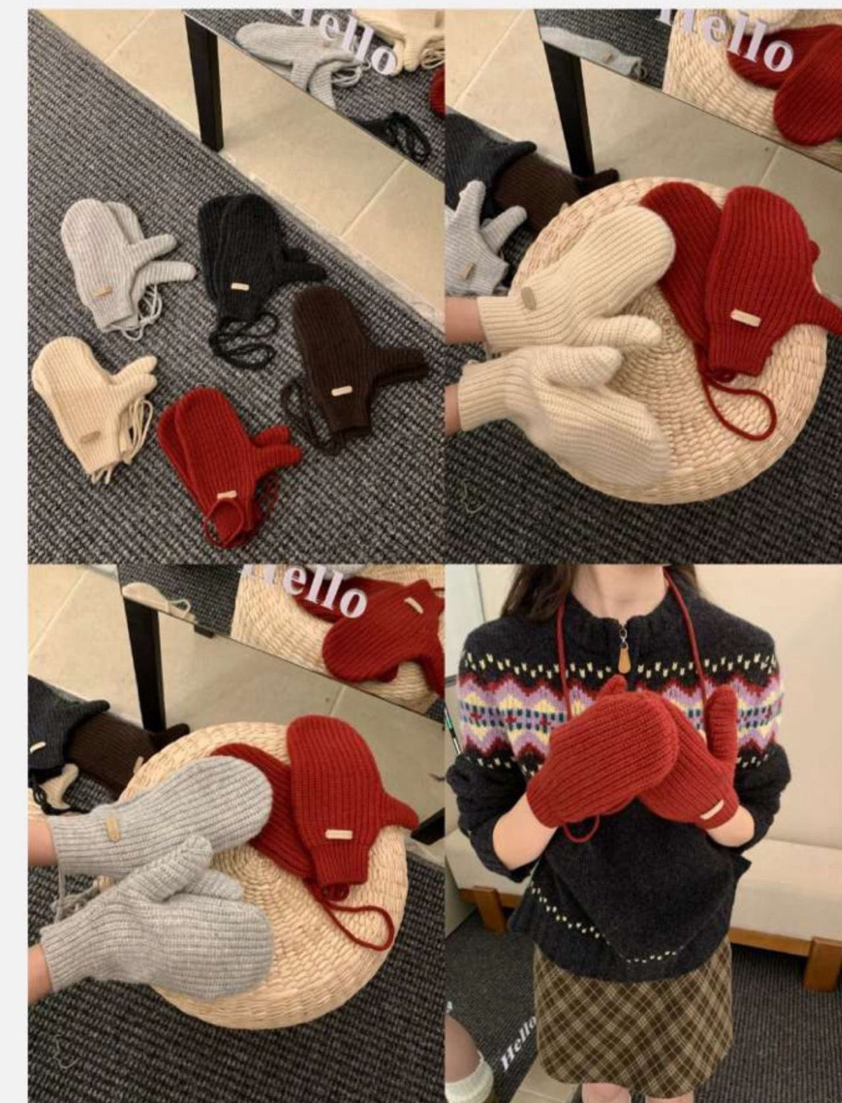 Kelly Designs Multiple Colors Wool Gloves (Instock)