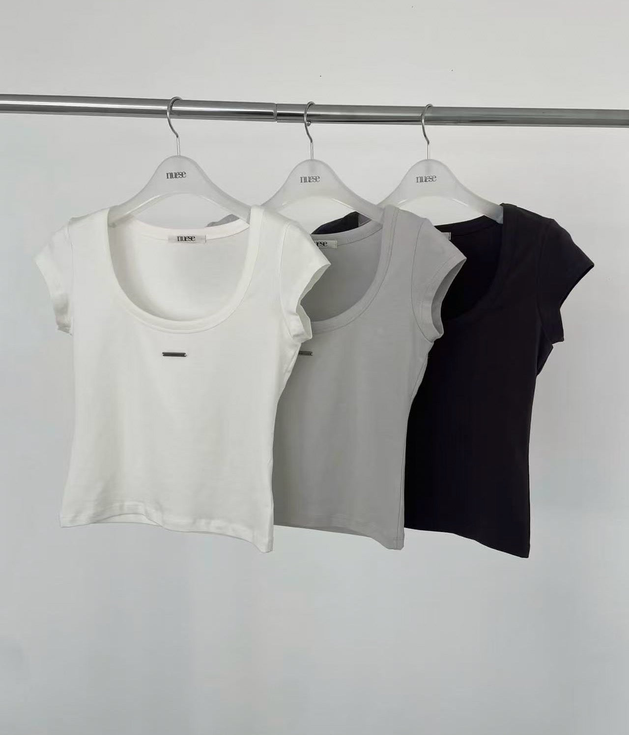 Korean APM Collection Slim Strech Tshirt-3 Colors (Instock)