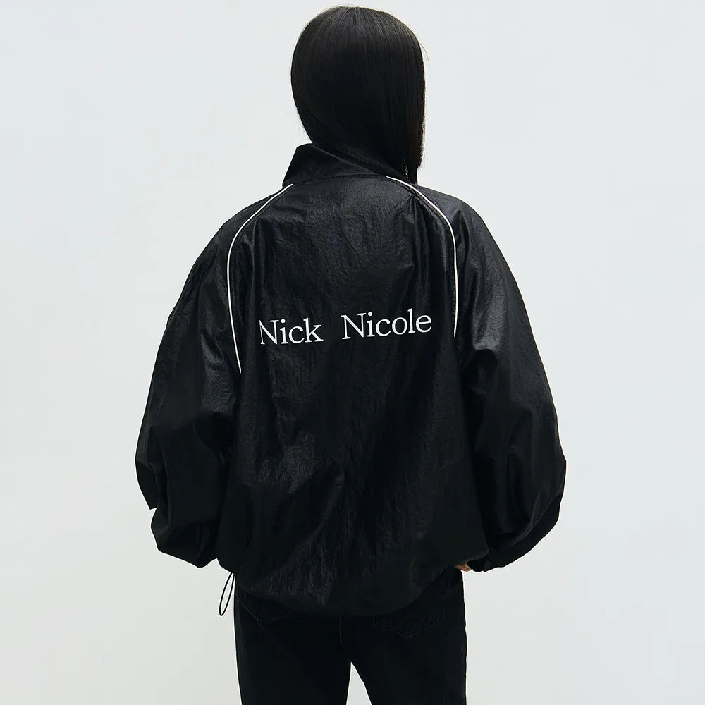 Korean Collection Nick Nicole Oversized Groovy Jumper-Black (Instock)