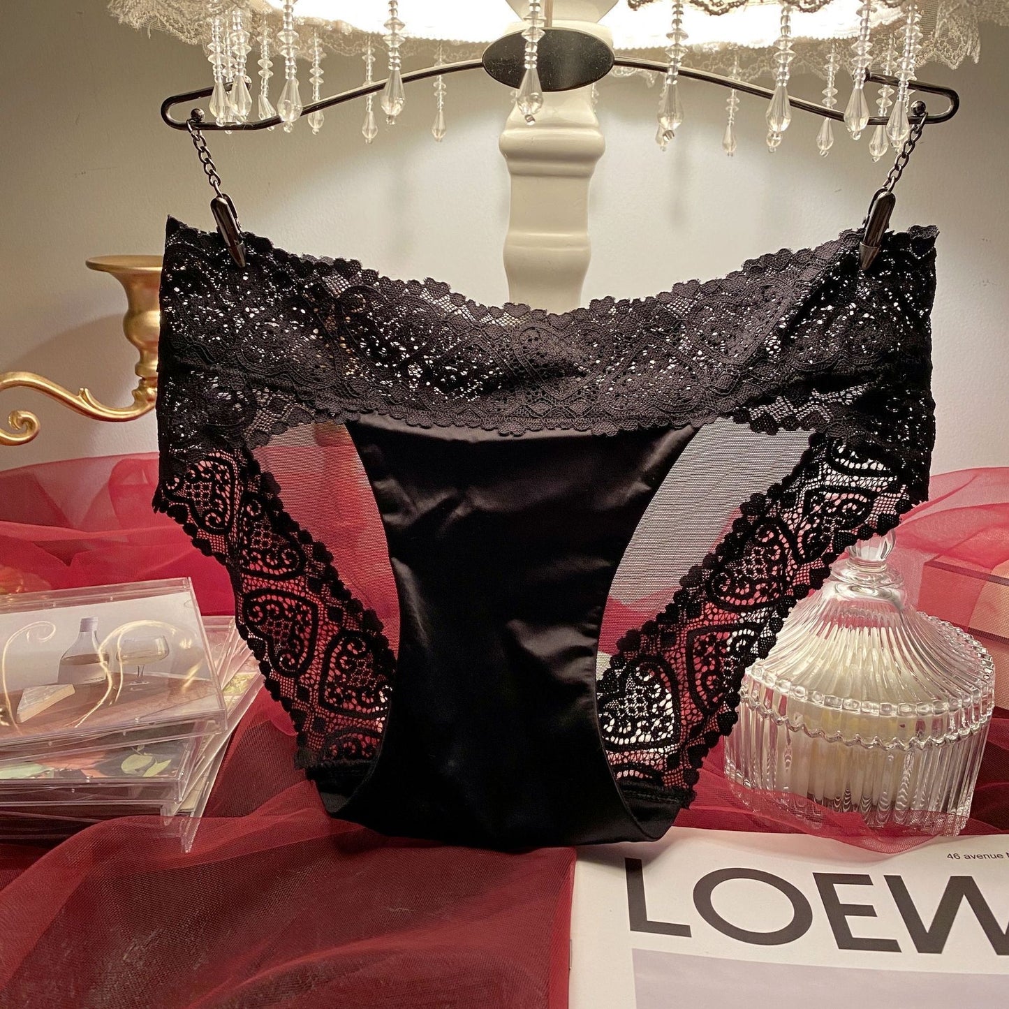 Kelly Designs Black Lace Underwear(Instock)