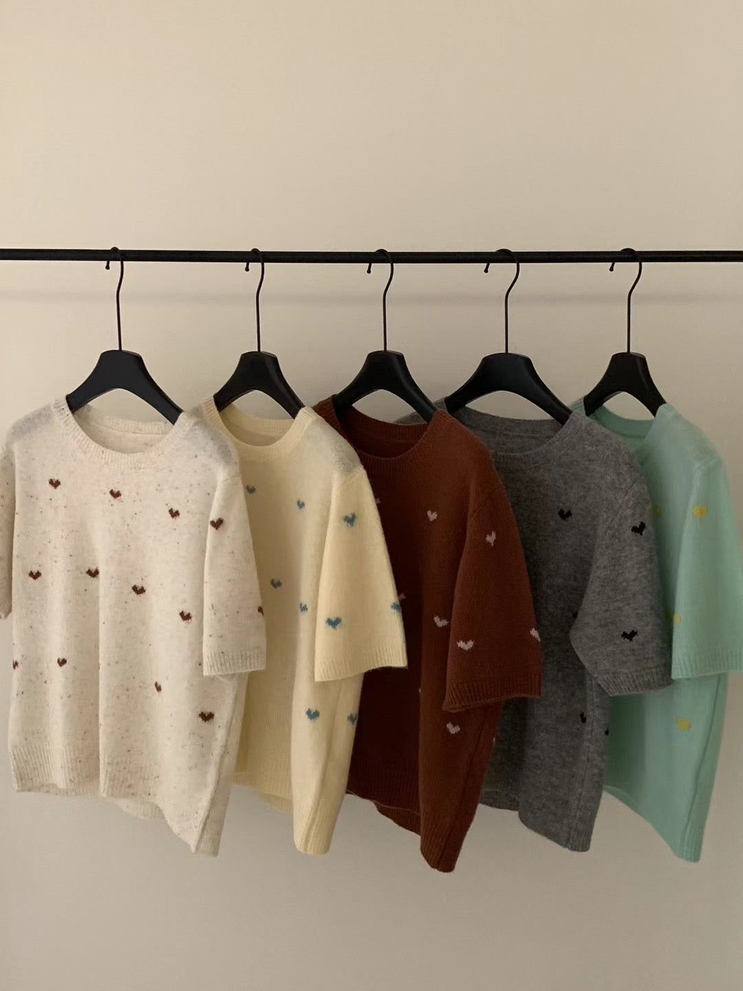 Kelly Designs 2 Colors Hearts Wool Top (Instock)