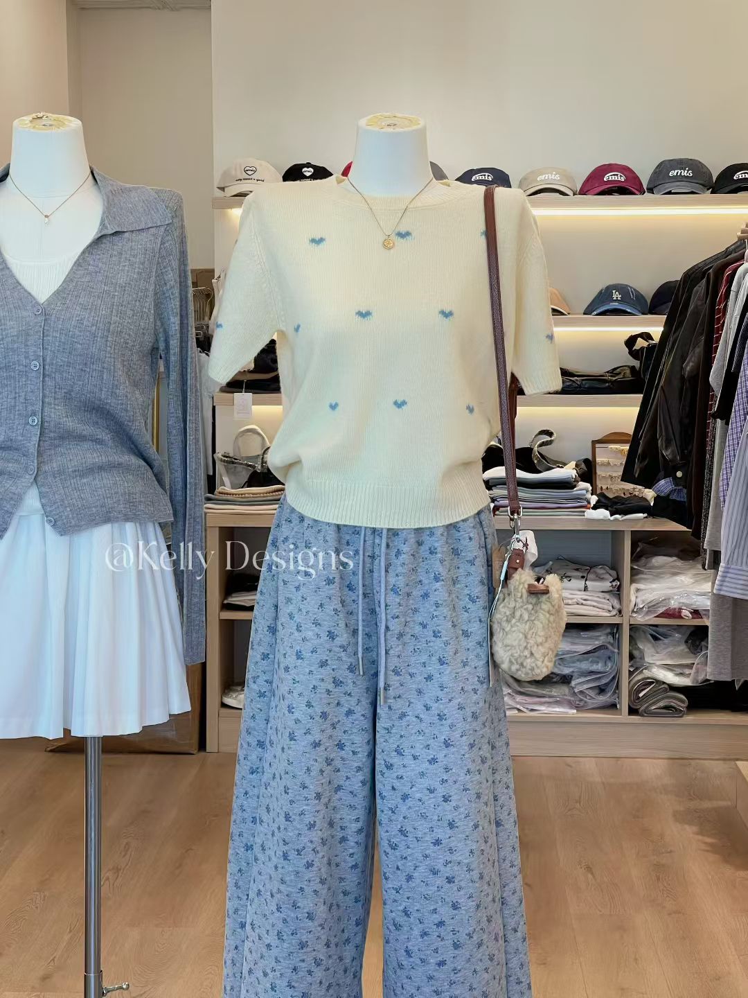 Kelly Designs 2 Colors Hearts Wool Top (Instock)