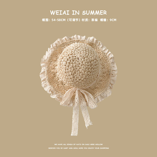 Kelly Designs Ribbons Layers Beige Hat (Instock)