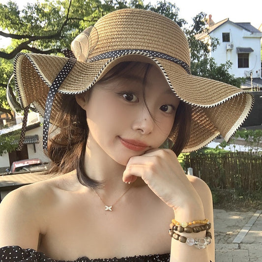 Kelly Designs Ribbons Layer Summer Brown Hat (Instock)
