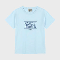 Marithe W CLASSIC LOGO TEE Ice Blue(Instock)
