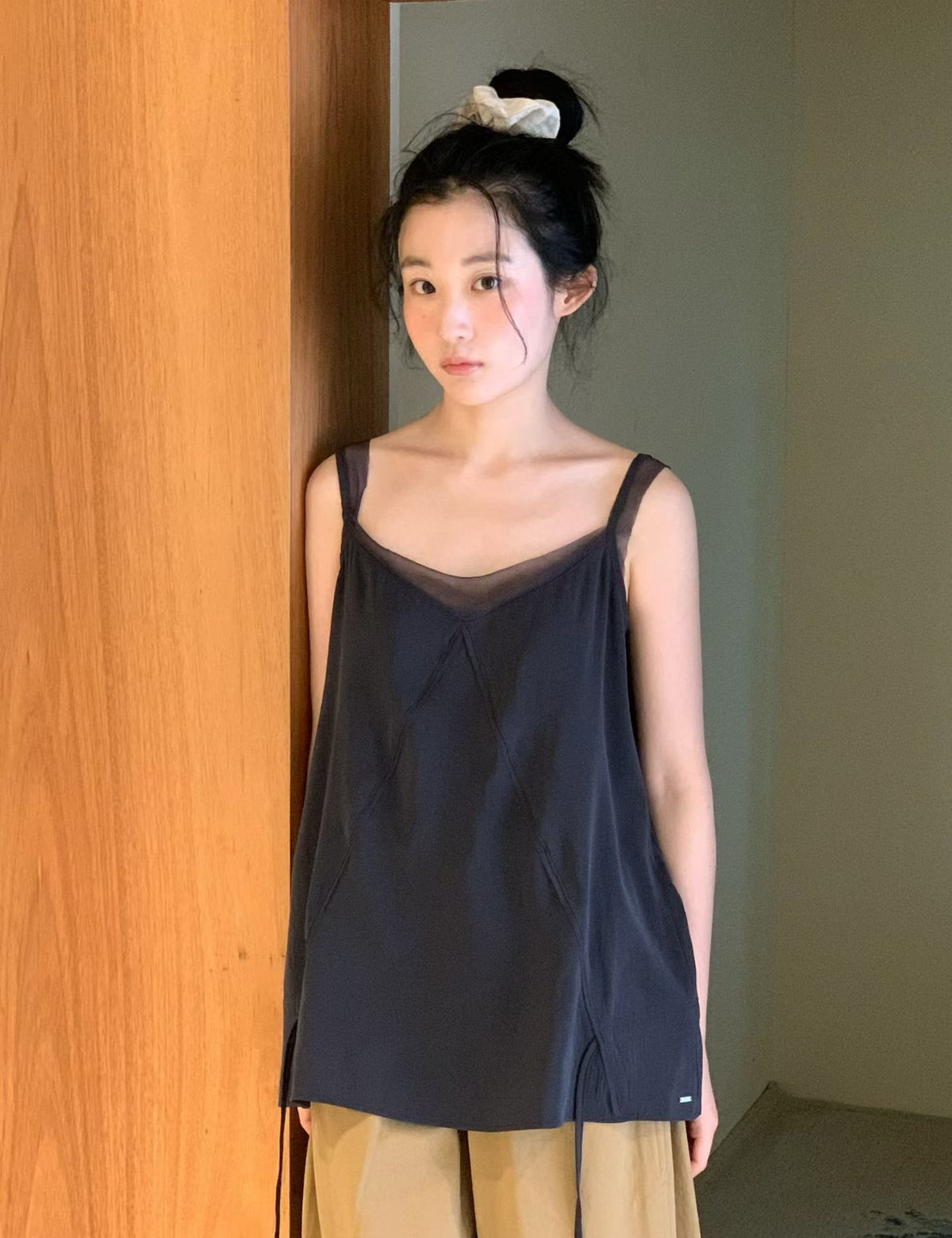 Korean APM Collection Grey Top (Instock)