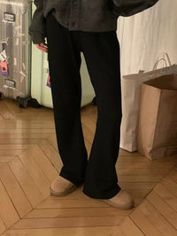 Korean APM Collection Ounce Flare Pants - Fleece Version (Instock)