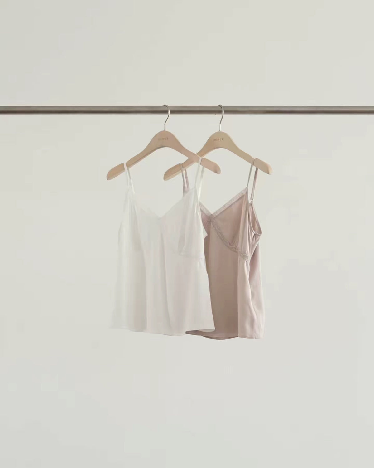 Korean APM Collection Ounce Lace Trim V-Neck Modal Camisole Top (Instock)