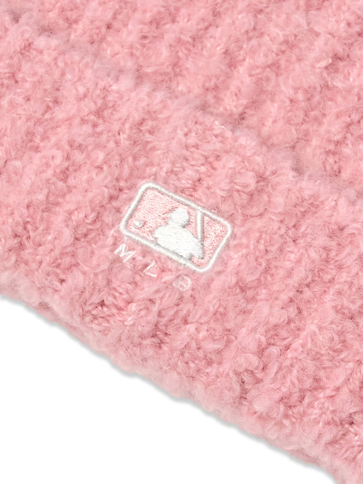 MLB Pink Fluffy Cat Ear Beanie 🎀 (Instock)