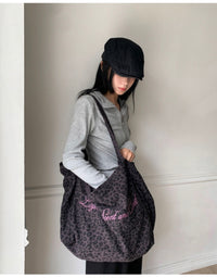 Korean Collection Leopard Print Oversized Tote Bag (Instock)