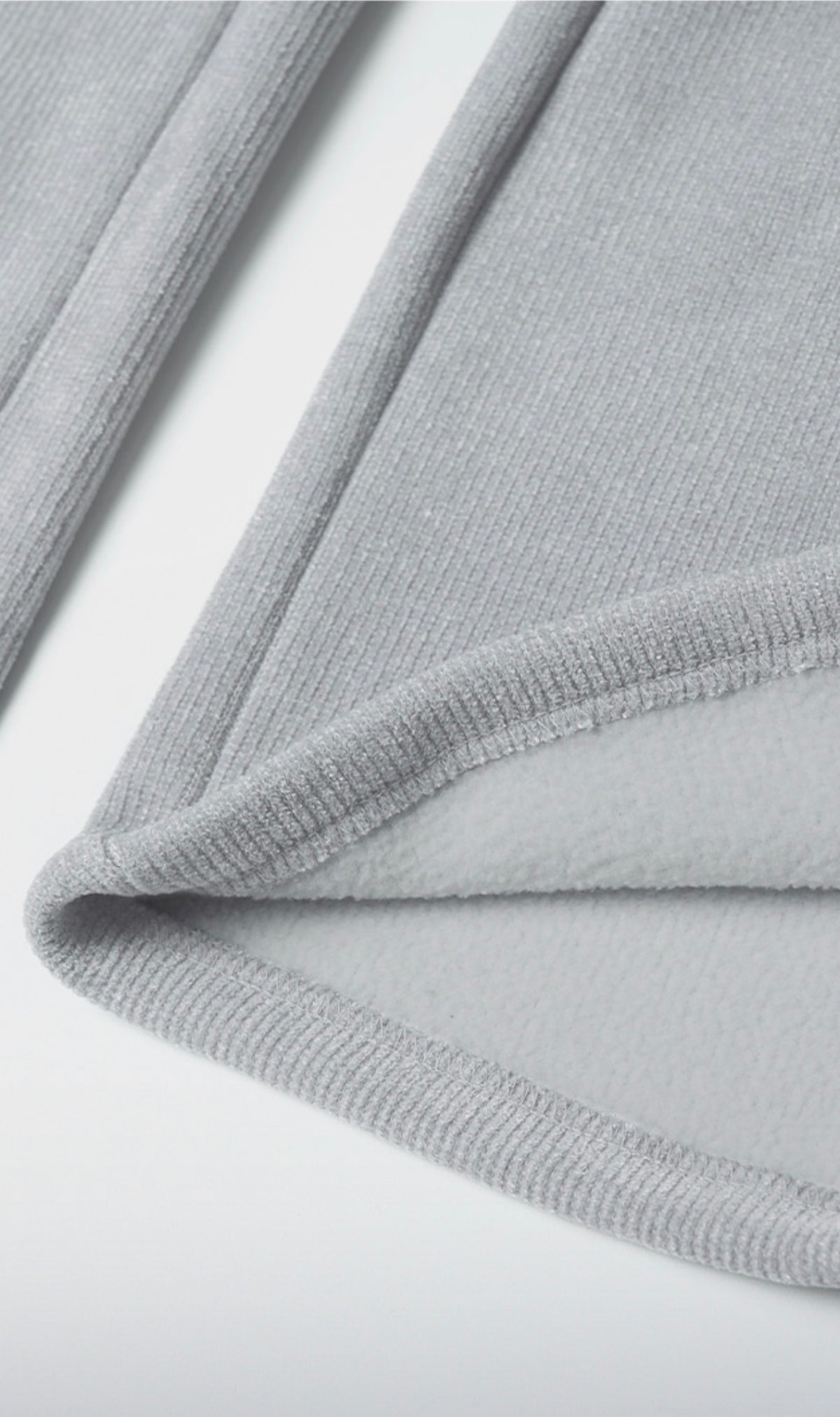 Korean Collection SIYAZU Fleece-Lined Ribbed Sweatpants-3 colors (Instock)
