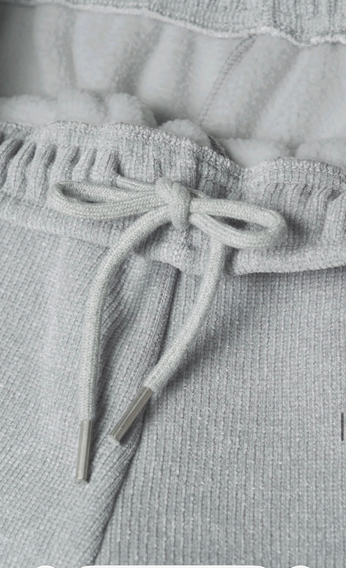 Korean Collection SIYAZU Fleece-Lined Ribbed Sweatpants-3 colors (Instock)