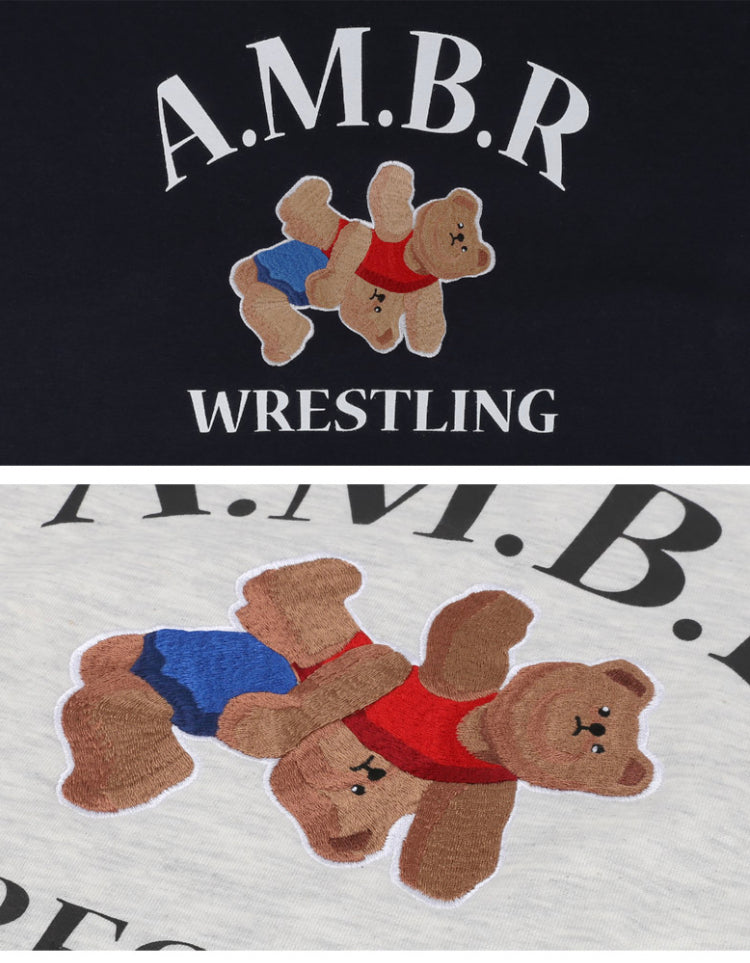 Ambler Wrestling Bear Oatmeal Sweatshirt(Preorder)