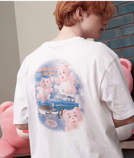 Ambler DREAM BEAR WHITE T-Shirt(Preorder)