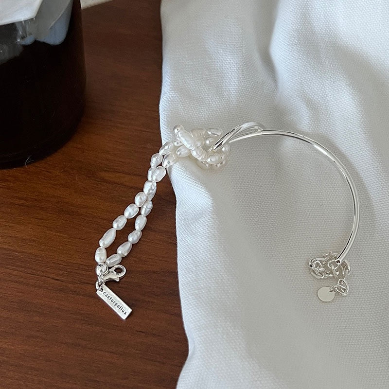 Kelly Designs Pearl Silver Bracelet(Instock Collection)