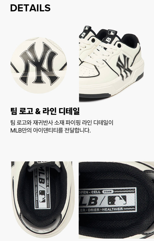 MLB CHUNKY LINER CLASSIC NY WHITE(Pre order)