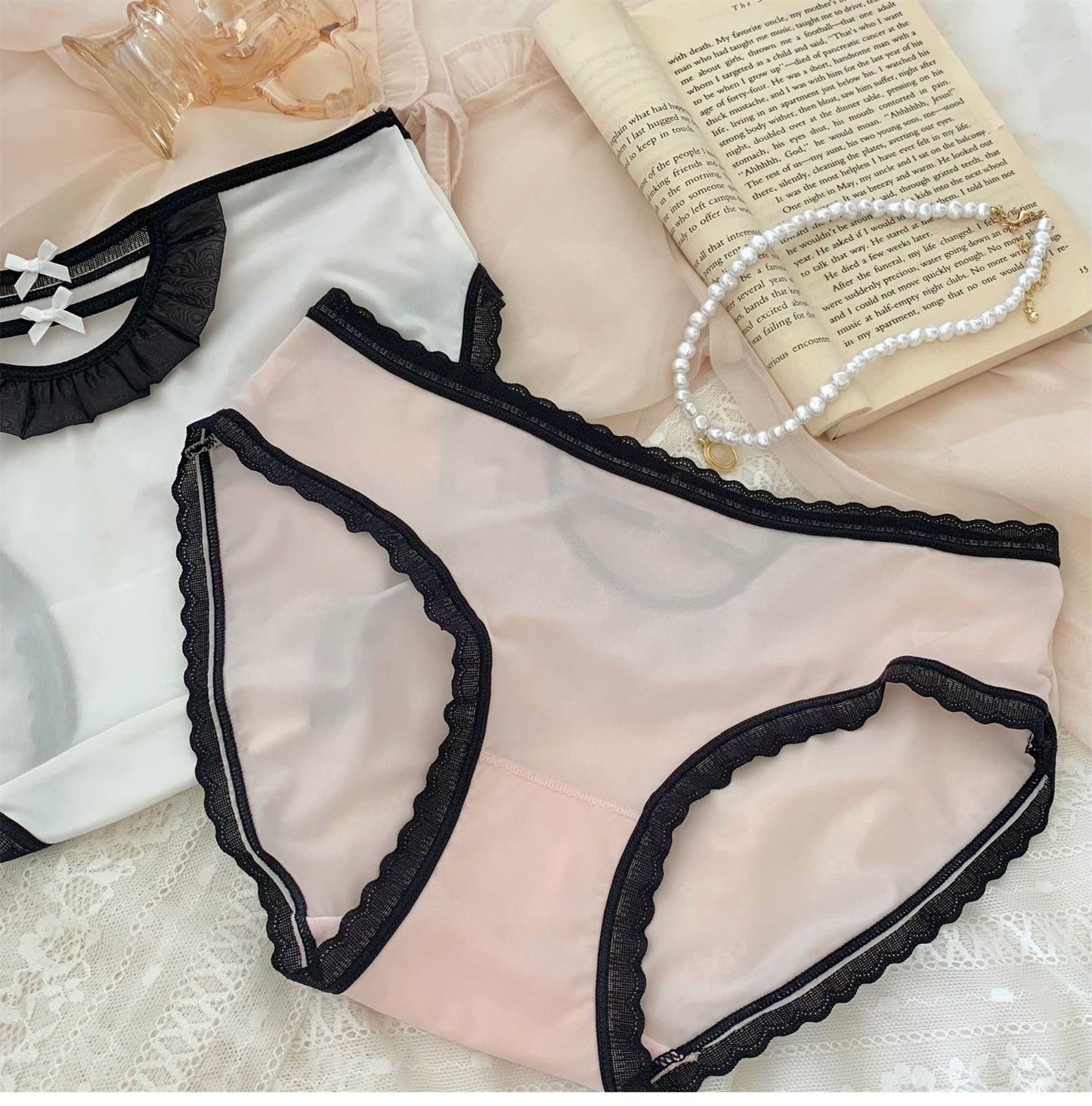 Kelly Designs Pink Mid Waist Underwear(Instock)