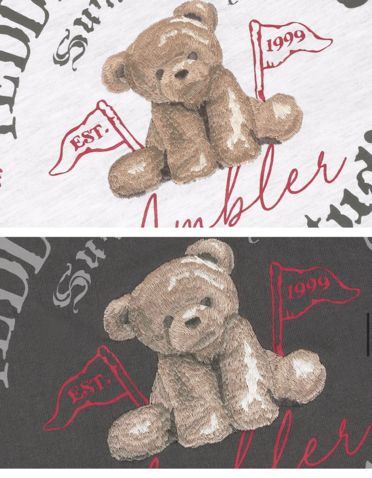 Ambler TEDDY BEAR CLUB  Gray T-Shirt(Preorder)