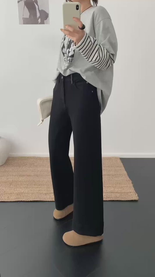 Kelly Designs Black Fall Jeans(Instock)