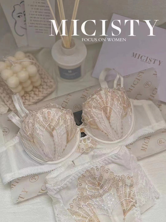 Micisty Feather Night Series Bra Set(Instock)