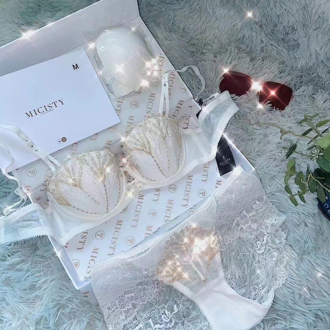 Micisty Feather Night Series Bra Set(Instock)