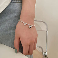 Kelly Designs Sliver Heart Bracelet(Instock Collection)
