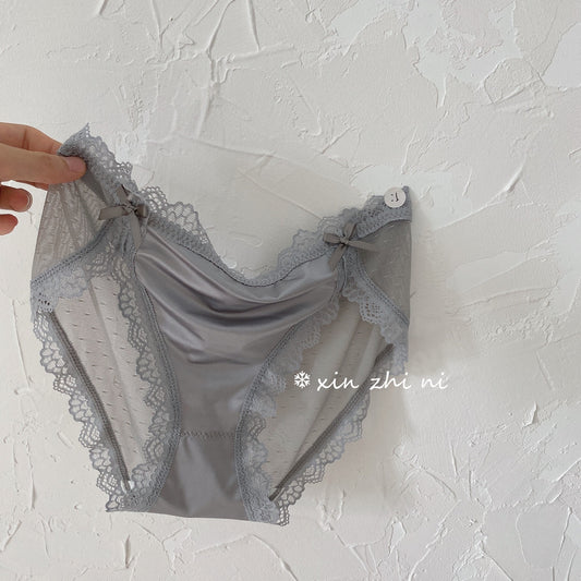 Kelly Designs Gray Lace Underwear(Instock Collection)