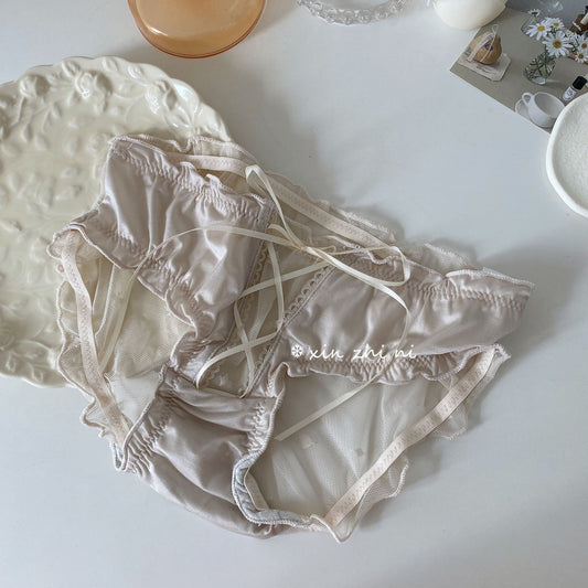 Kelly Designs Beige Lace Tie Underwear(Instock Collection)